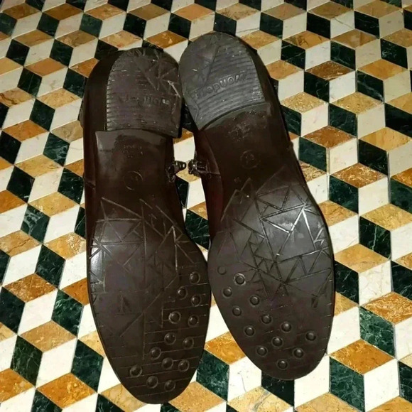 Wonders Spain Women Waterproof Brown Leather Ankle Boots EUR 39 - Picture 11 of 12